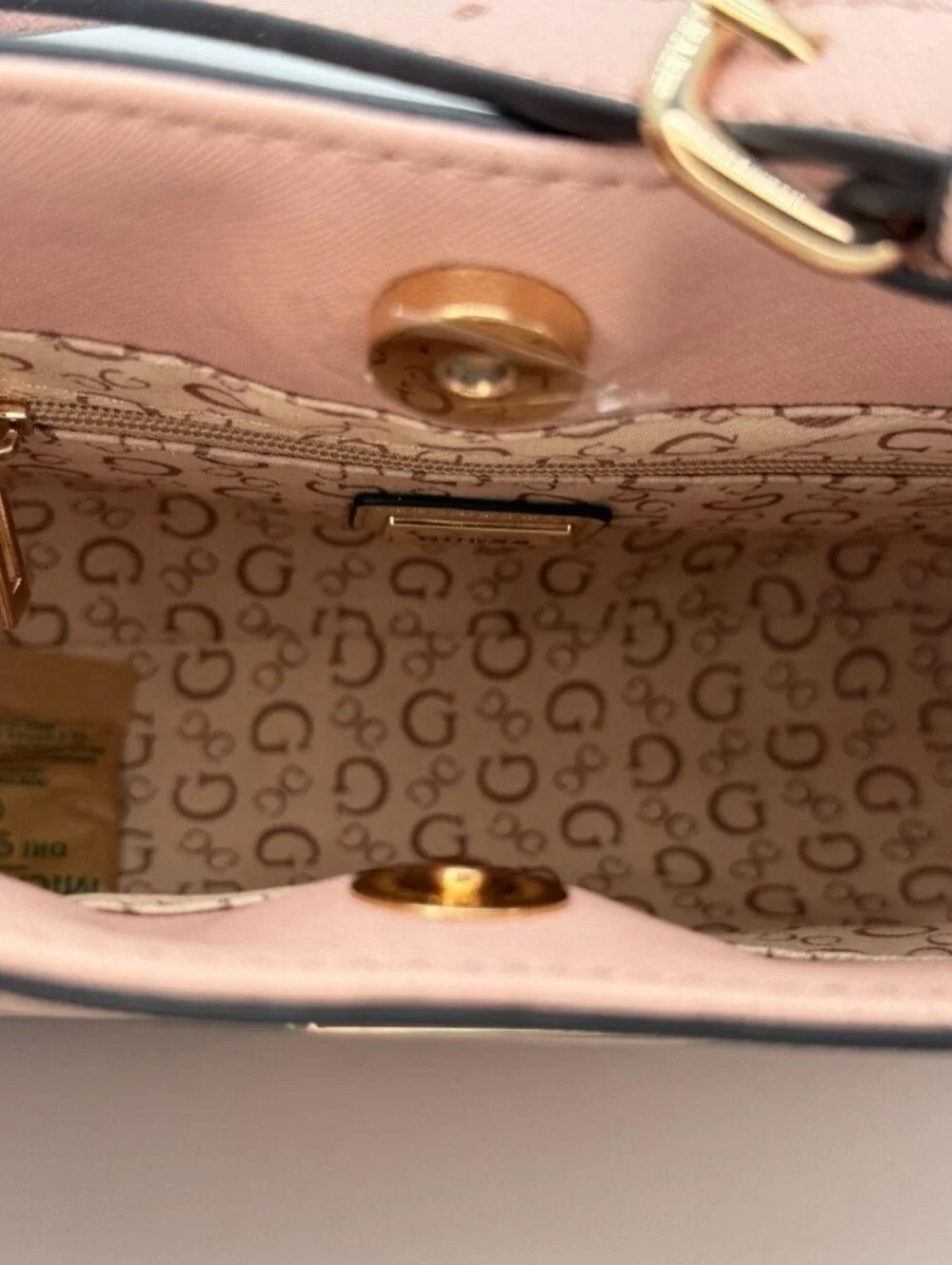 GUESS Pink Shoulder Handbag